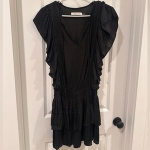 Mustard Seed Black Mini Dress❣️